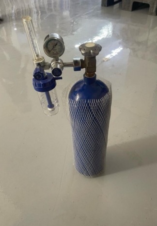 Secondhand Sesan MT-015 5 Liters Steel Oxygen Cylinder with Valve