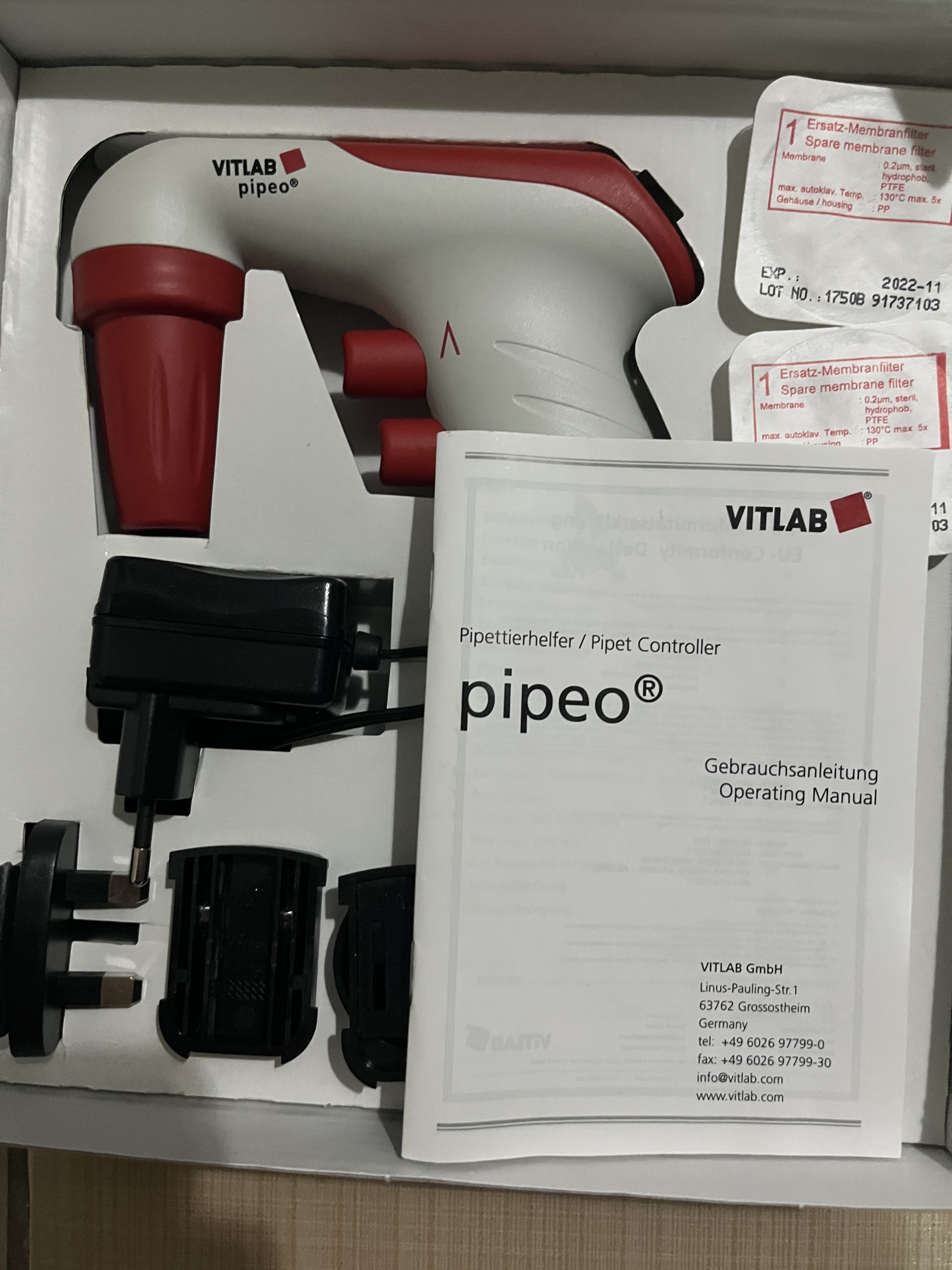 İkinci El Vitlab Pipeo Pipet Kontrol Cihazı - Görsel 3