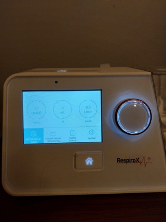 İkinci El Respirox G3 Luna B30VT Nemlendiricili BPAP ST Cihazı