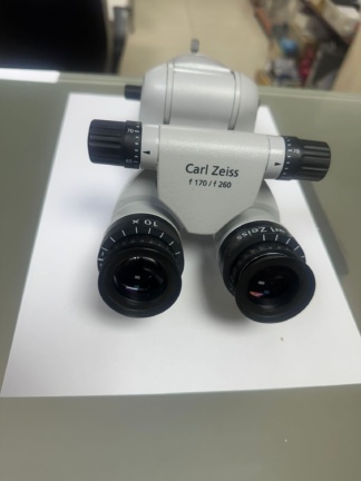 Secondhand Carl Zeiss f 170 / f 260 10x Surgical Microscope Binocular Tube