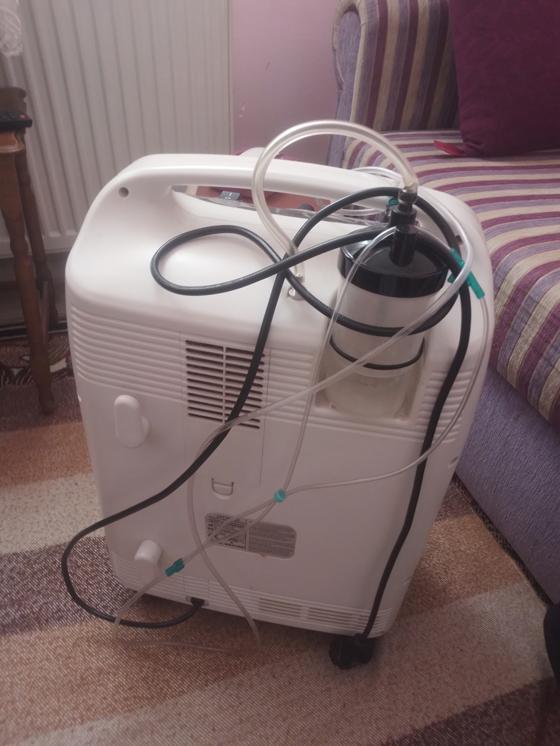 İkinci El Oxytime Q5 5L/dk Oksijen Konsantratörü - Görsel 2