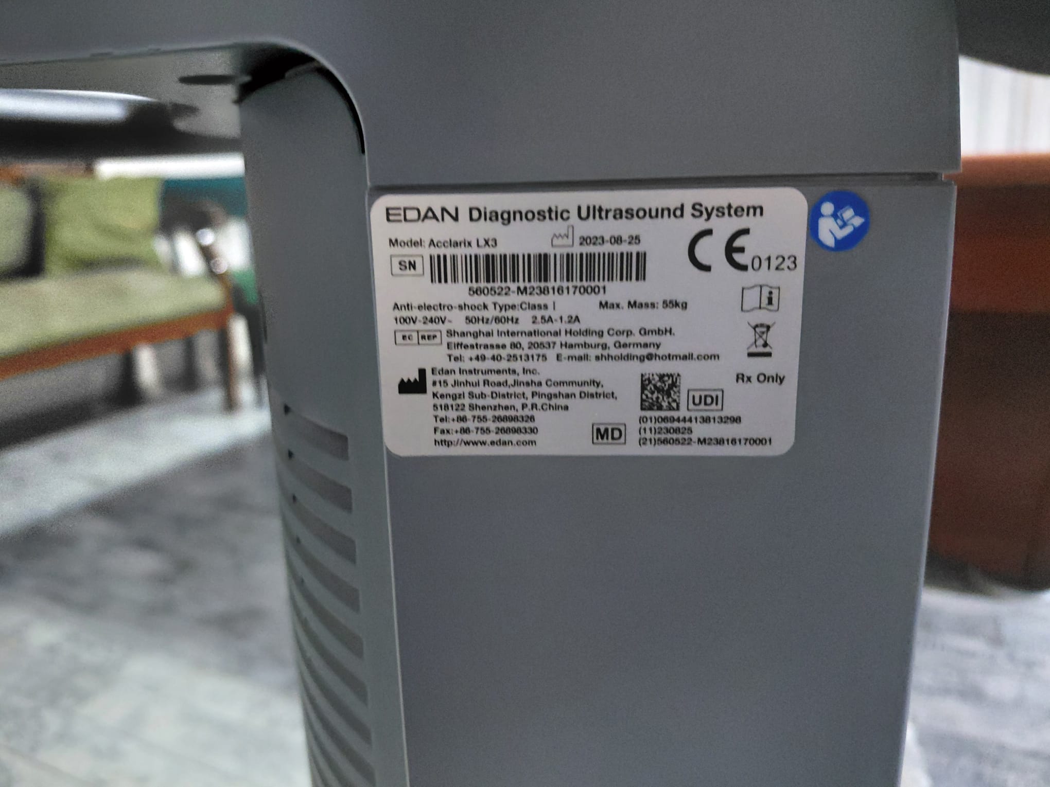 Secondhand Edan Acclarix LX3 Echocardiography Machine - Image 6