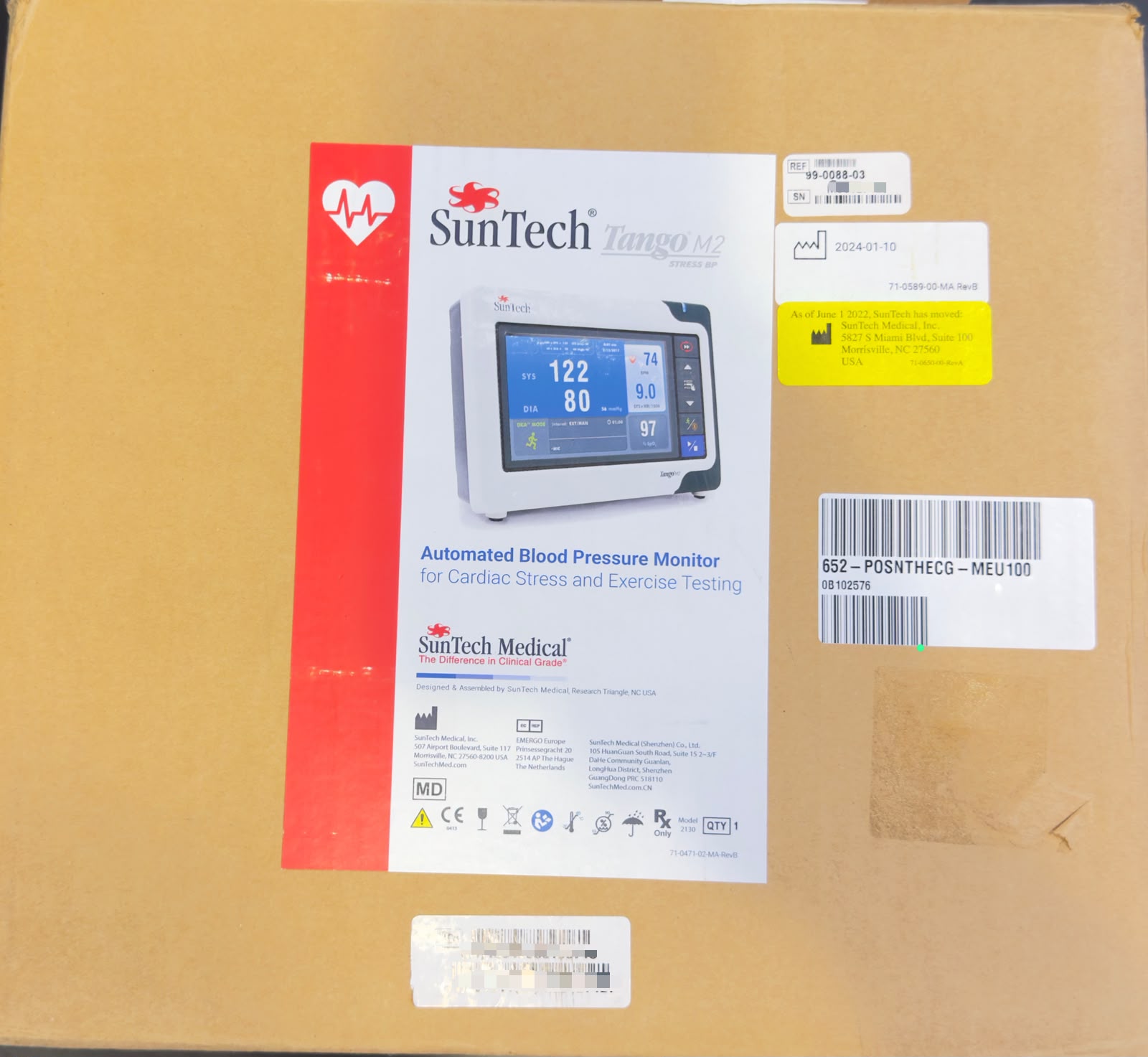 Secondhand SunTech Tango M2 Stress Test Blood Pressure Monitor - Image 6