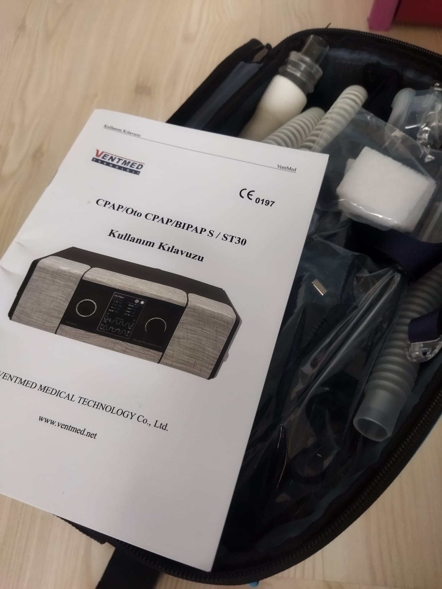 Secondhand Ventmed VM-8 BPAP ST Device with Humidifier