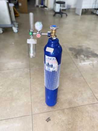 Secondhand Sesan MT-016 10 Liters Steel Oxygen Cylinder with Valve