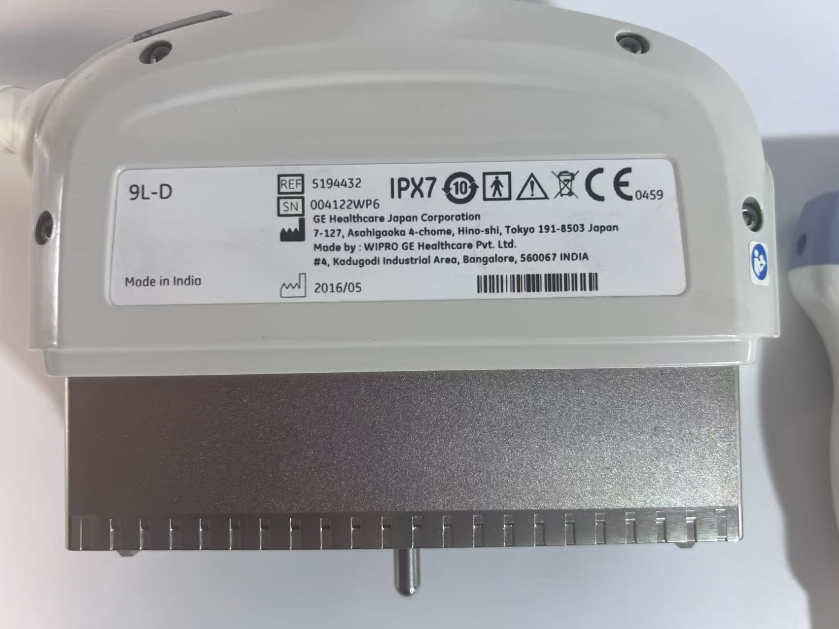 Secondhand GE 9L-D 5194432 Linear Ultrasound Probe - Image 3
