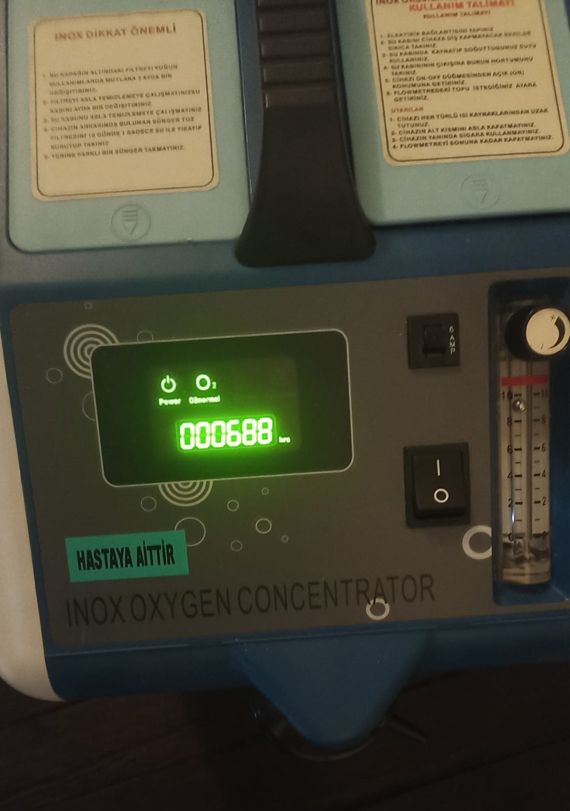 Secondhand Inox CP-101 10L/min Oxygen Concentrator - Image 4