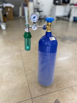 Secondhand Sesan MT-015 5 Liters Steel Oxygen Cylinder with Valve