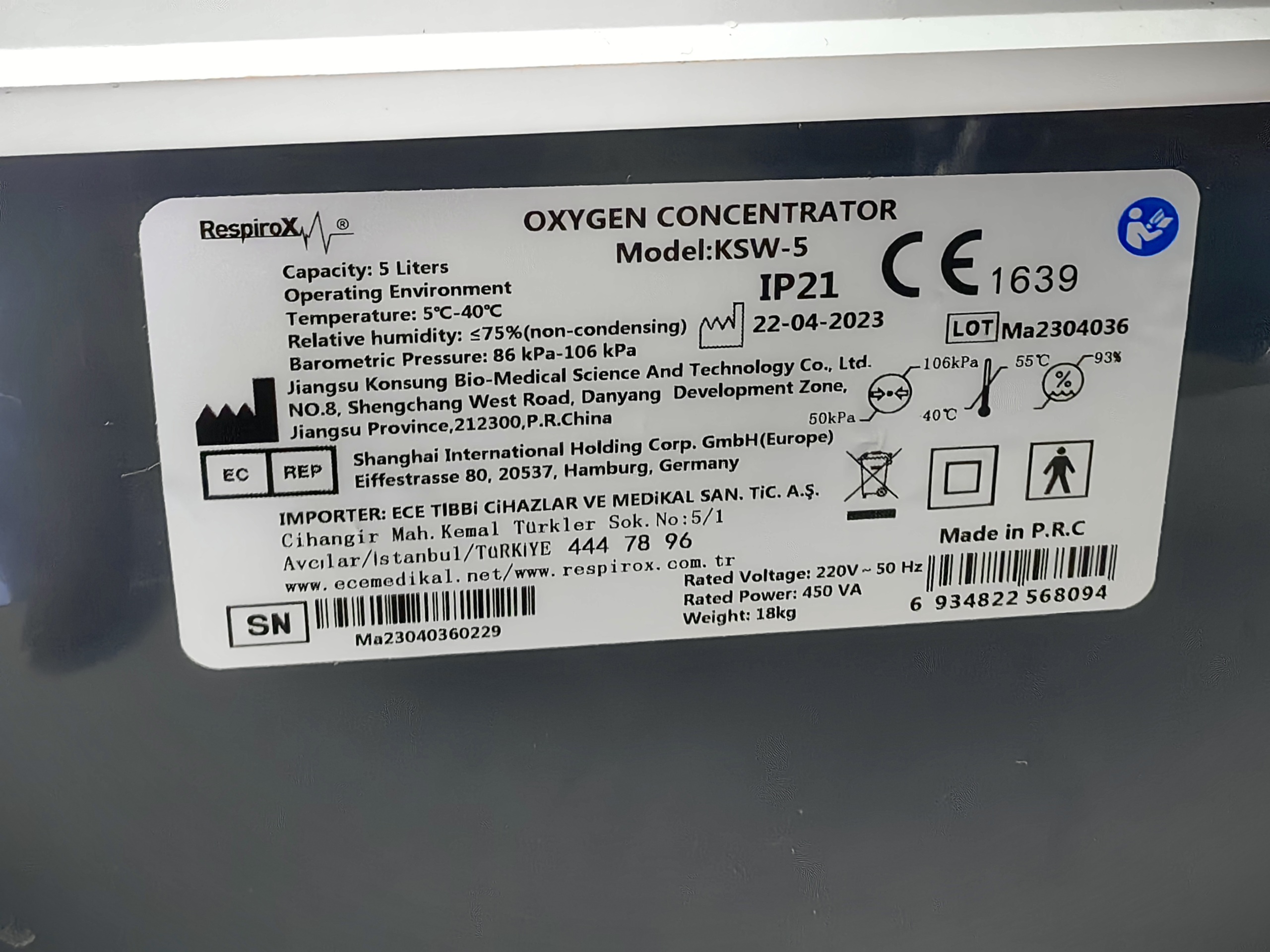 İkinci El Medicraft Venticure 60 Ev Tipi Mekanik Ventilatör - Görsel 3