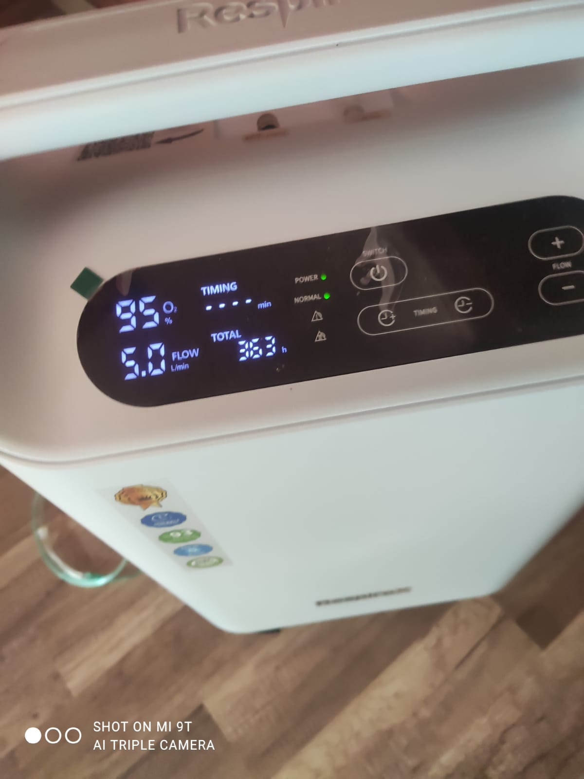 İkinci El Respirox CR-F5SW 5L/dk Oksijen Konsantratörü - Görsel 4