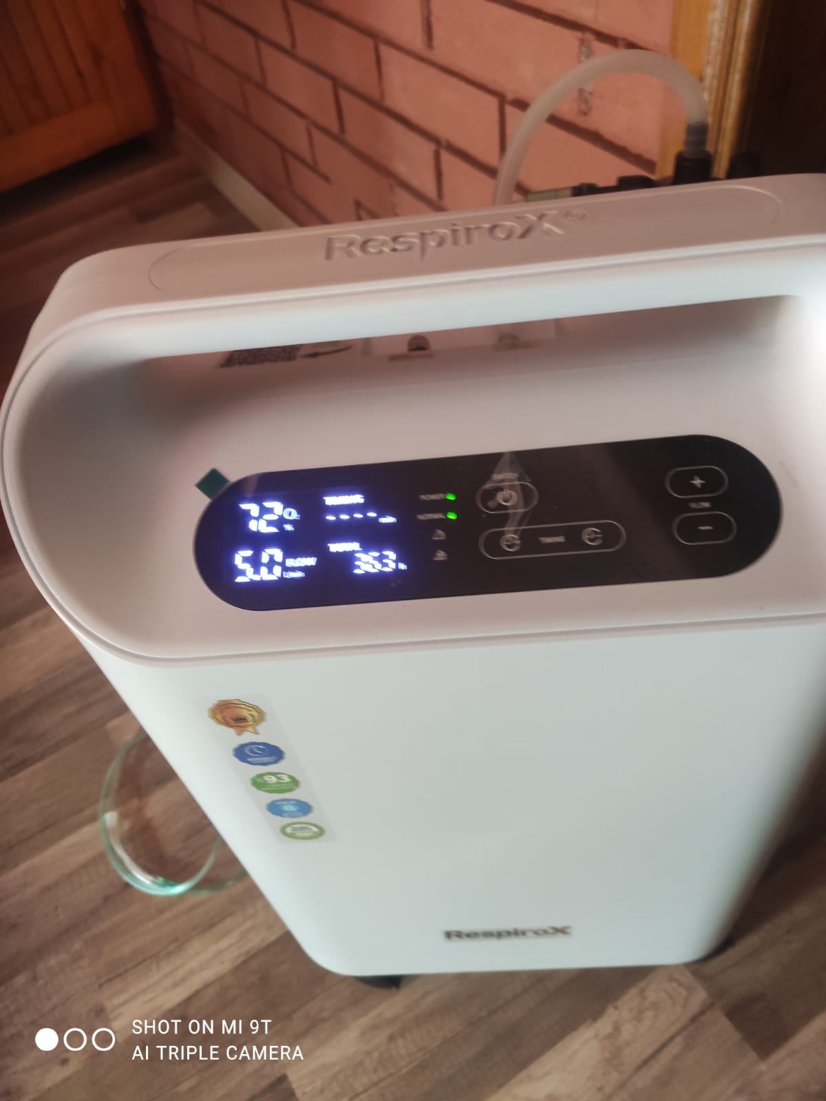 İkinci El Respirox CR-F5SW 5L/dk Oksijen Konsantratörü - Görsel 6