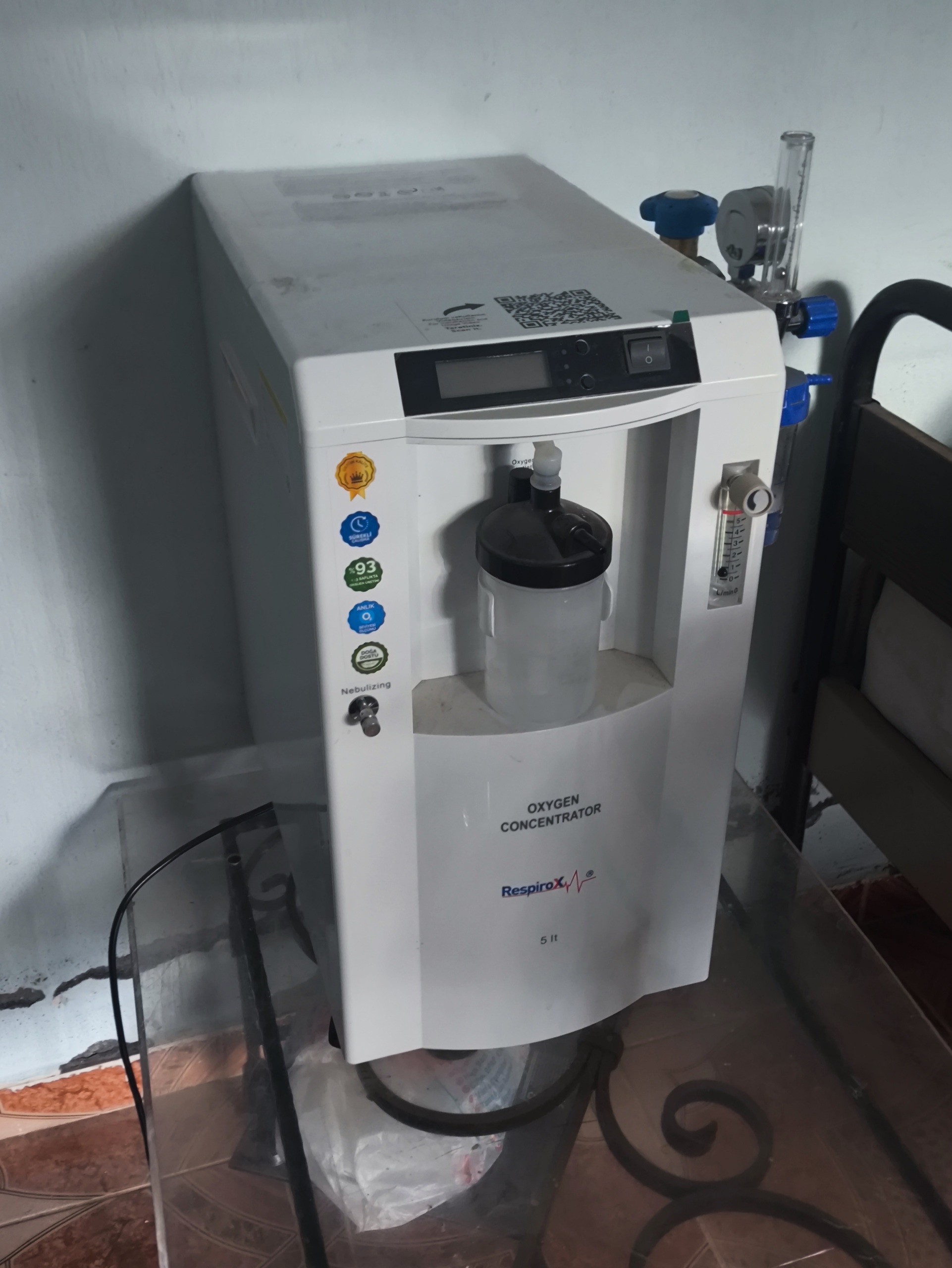 İkinci El Respirox JLO-590i 5L/dk Oksijen Konsantratörü - Görsel 2
