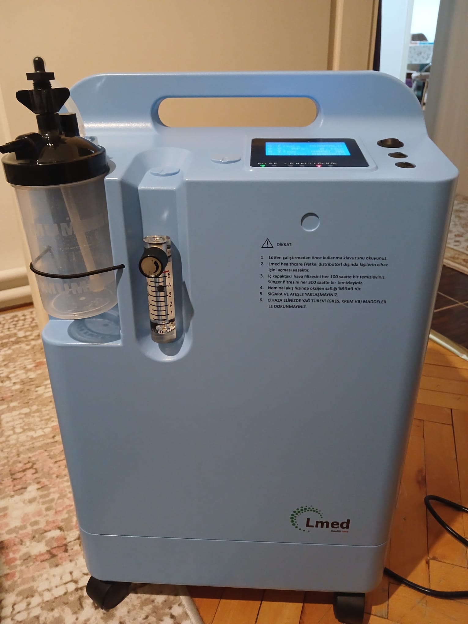 Secondhand Lmed JAY-5BW 5L/min Oxygen Concentrator - Image 3