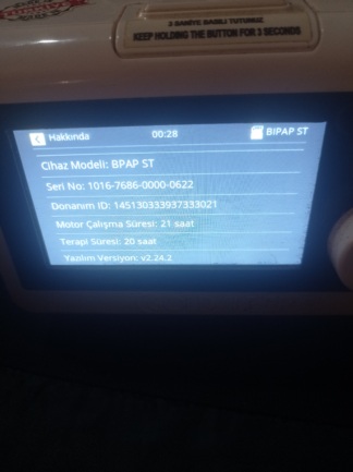 İkinci El Goldsleep Nemlendiricili BPAP ST Cihazı