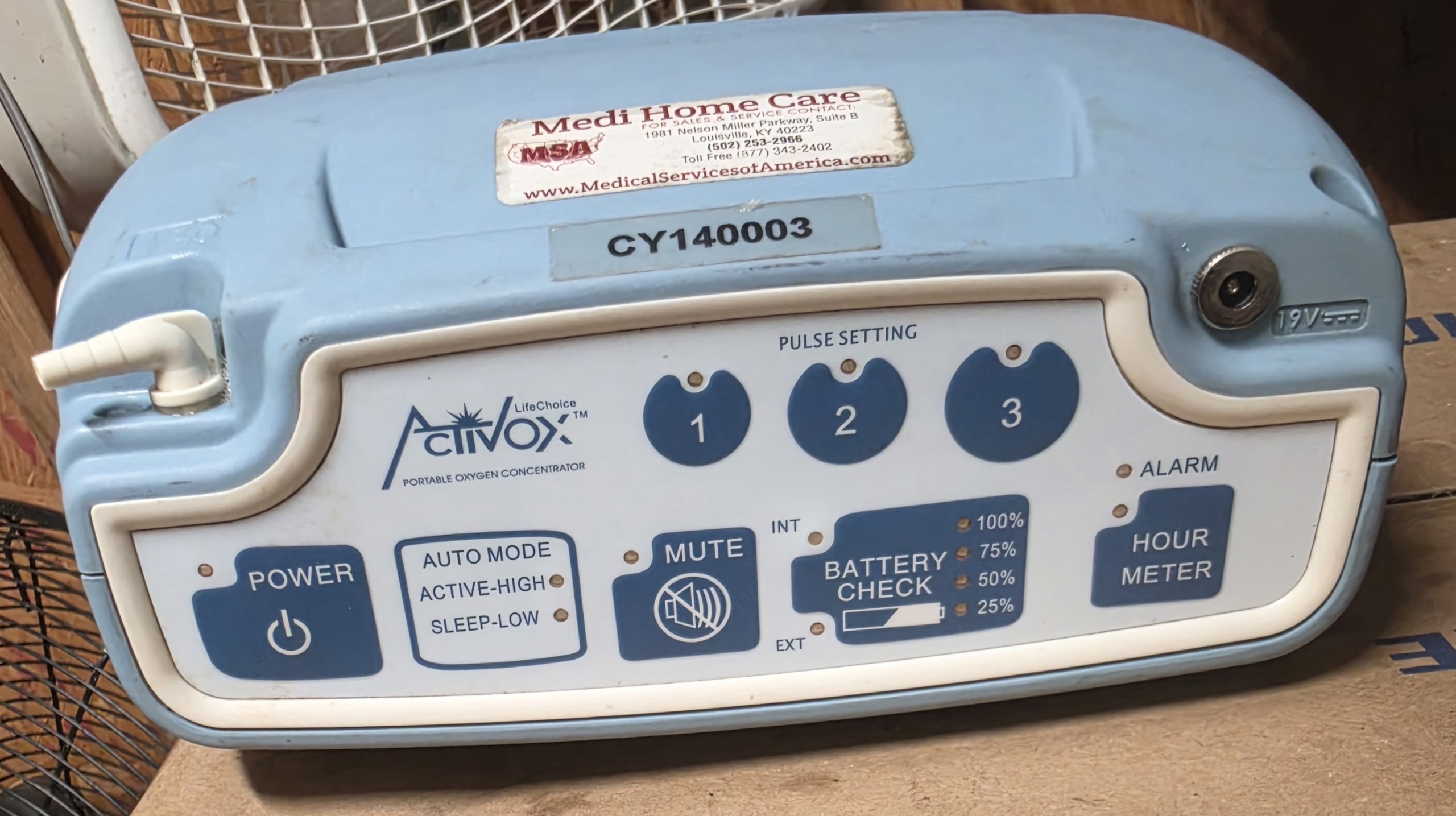 Secondhand Lifechoice Activox Pro 1.9kg Portable Oxygen Concentrator