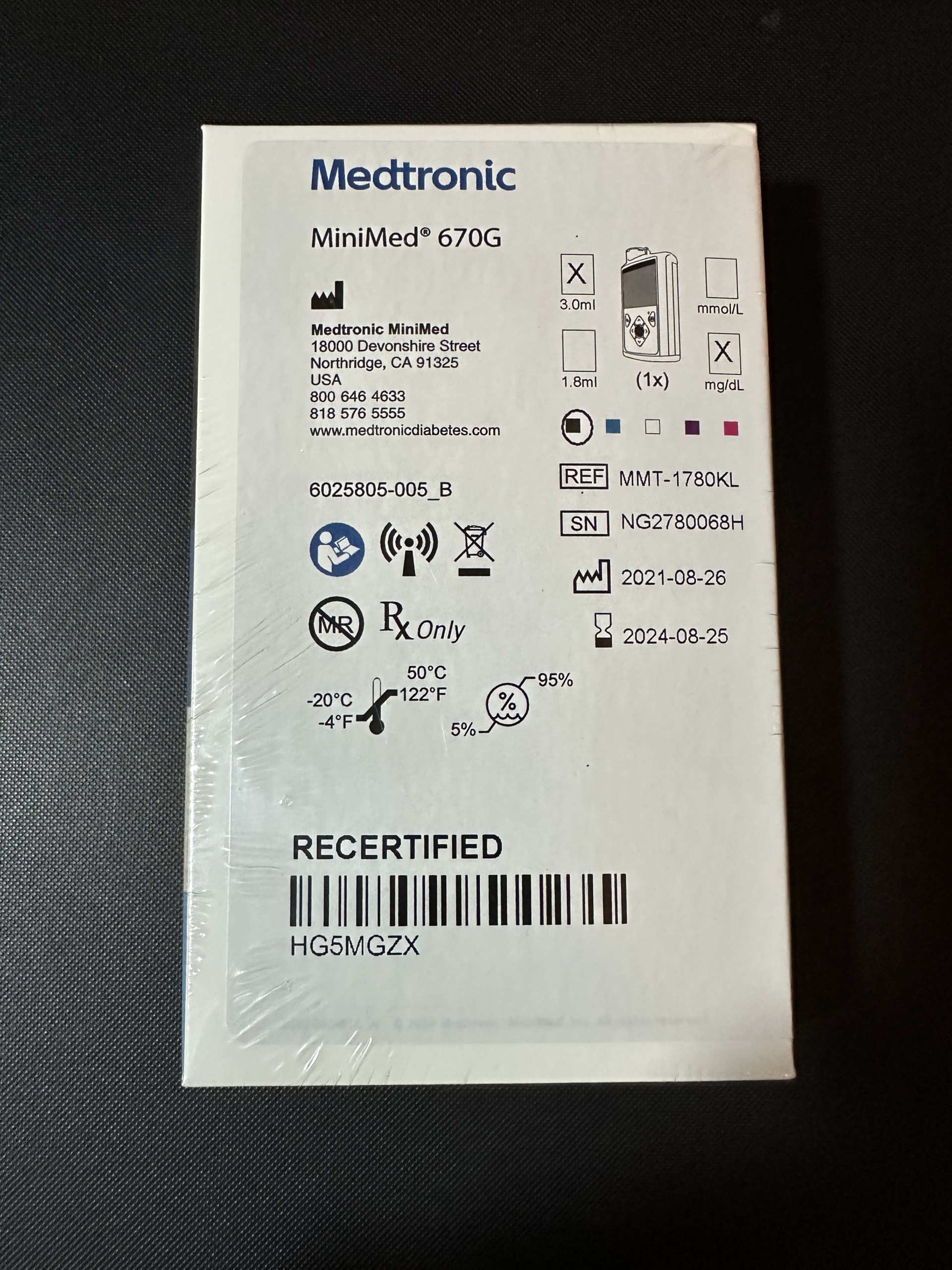 İkinci El Medtronic Minimed 670G İnsülin Pompası - Görsel 2