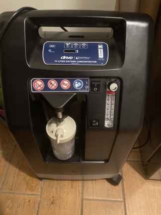 Secondhand Devilbiss Drive 1025KS 10L/min Oxygen Concentrator