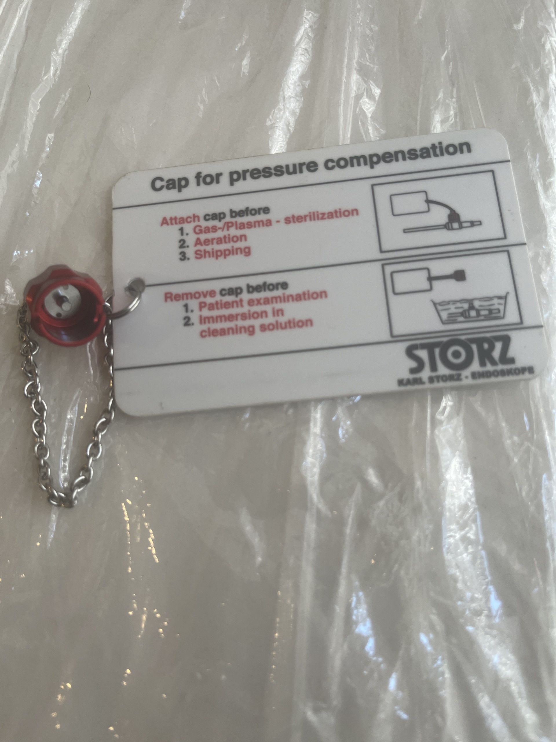 Secondhand Karl Storz 11025E Pressure Compensation Cap - Image 2