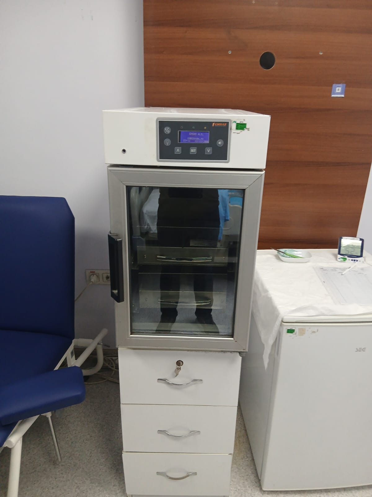 Secondhand Emsaş Blood Bank Refrigerator
