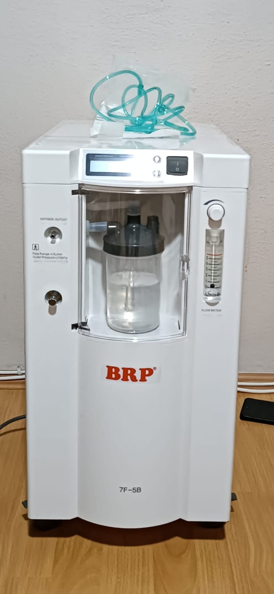 Secondhand BRP 7F-5B 5L/min Oxygen Concentrator