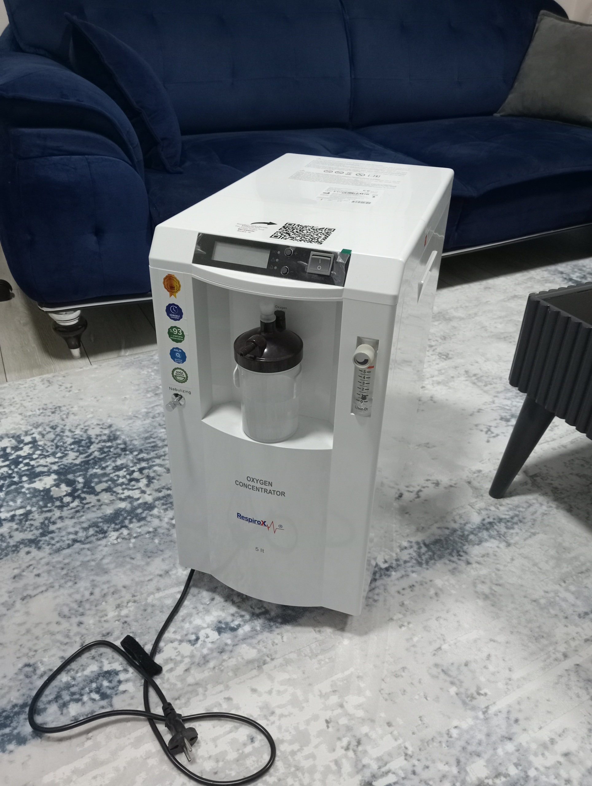 Secondhand Respirox JLO-590i 5L/min Oxygen Concentrator