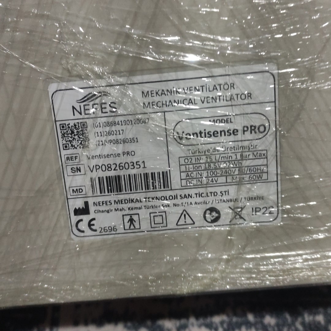 İkinci El Ventisense Pro Ev Tipi Mekanik Ventilatör - Görsel 3