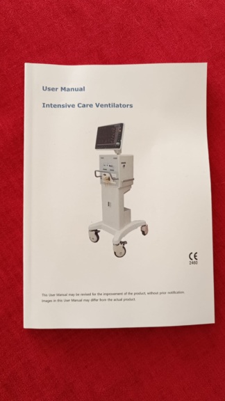 Secondhand Mek MV2000 EVO5 Intensive Care Mechanical Ventilator