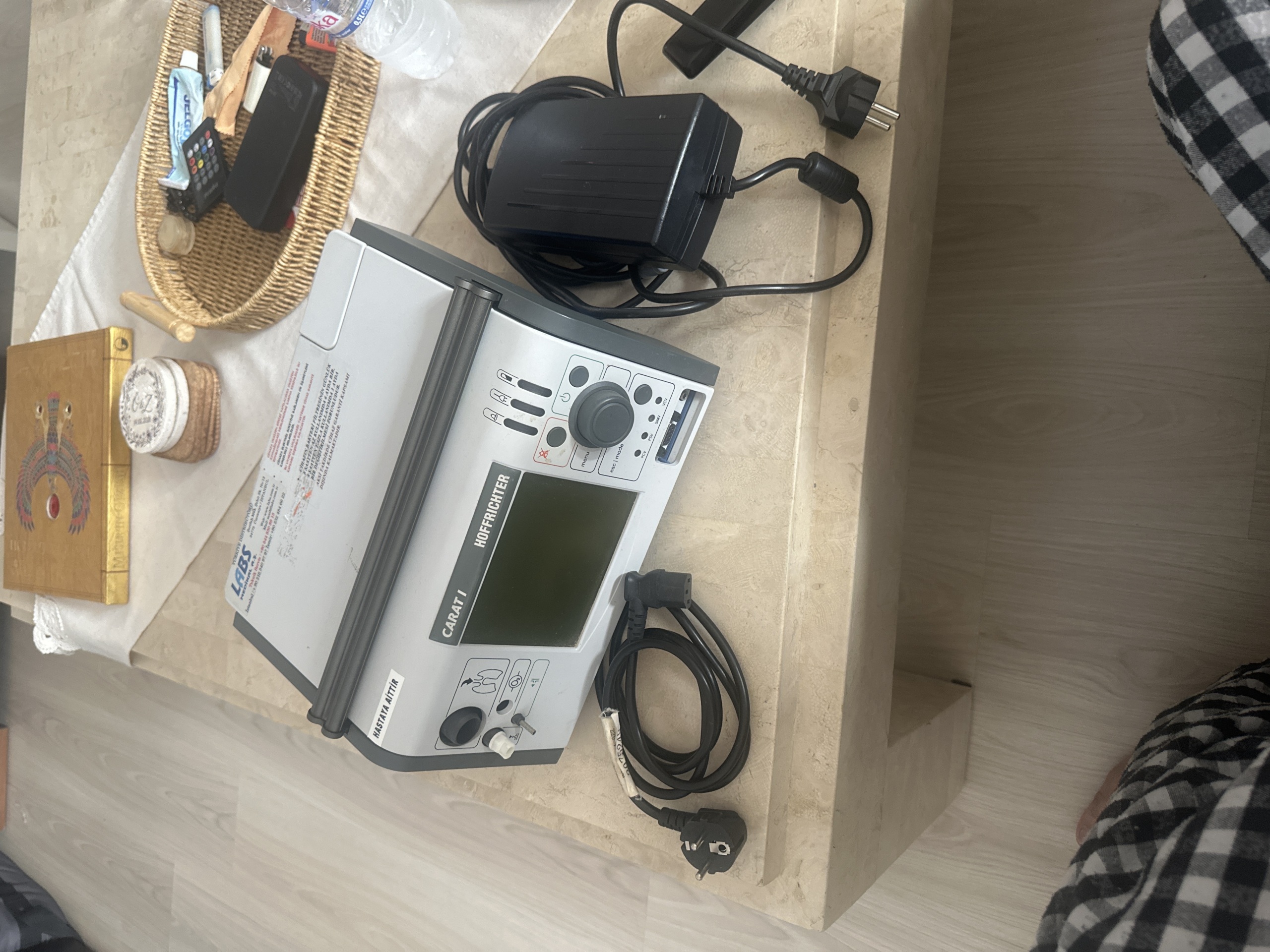 Secondhand Hoffrichter Carat I Home Mechanical Ventilator - Image 2