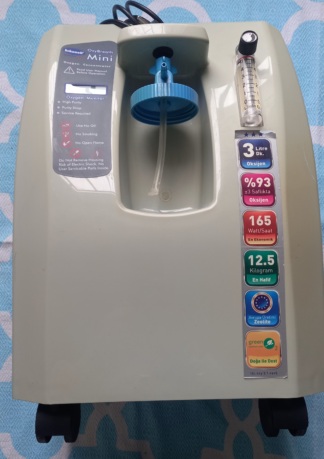 Defective Secondhand Hikoneb Oxybreath Mini 3 3L/min Oxygen Concentrator