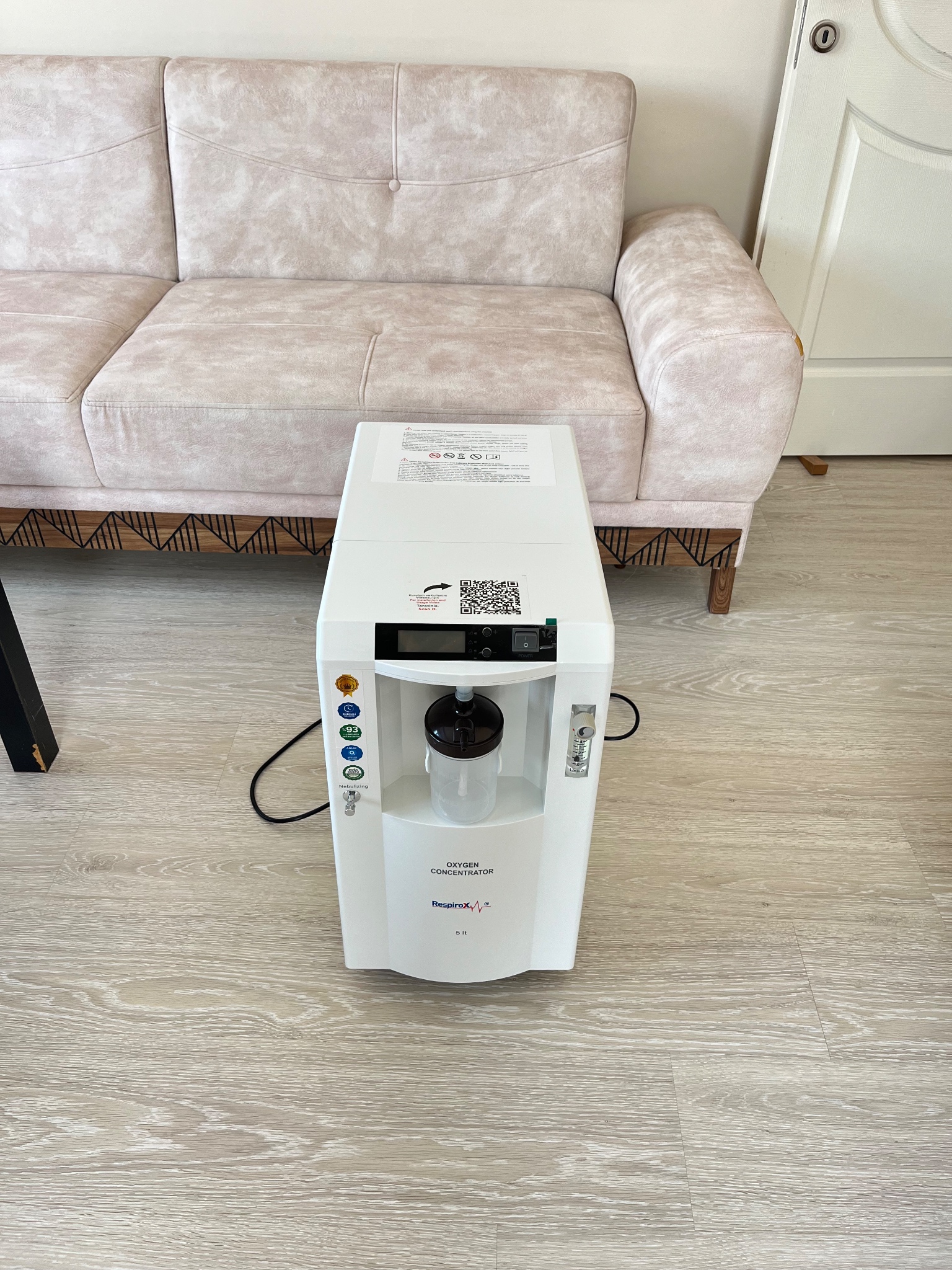 İkinci El Respirox JLO-590i 5L/dk Oksijen Konsantratörü