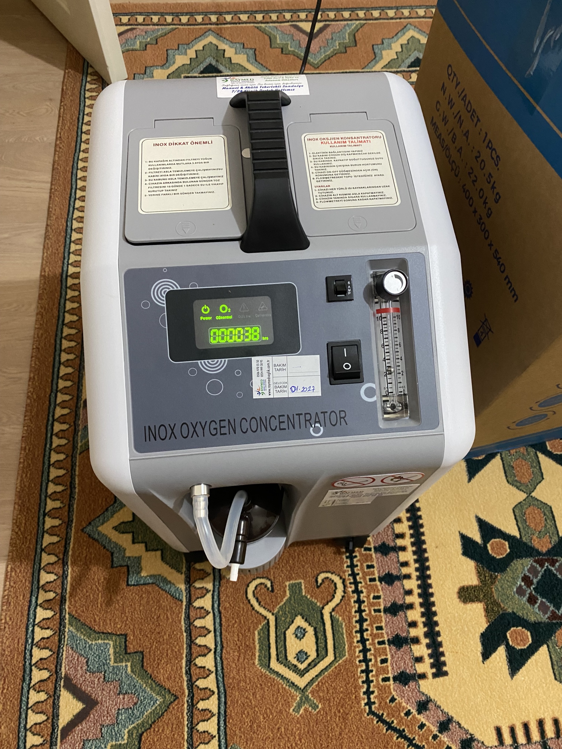 Secondhand Inox CP-101 10L/min Oxygen Concentrator - Image 5