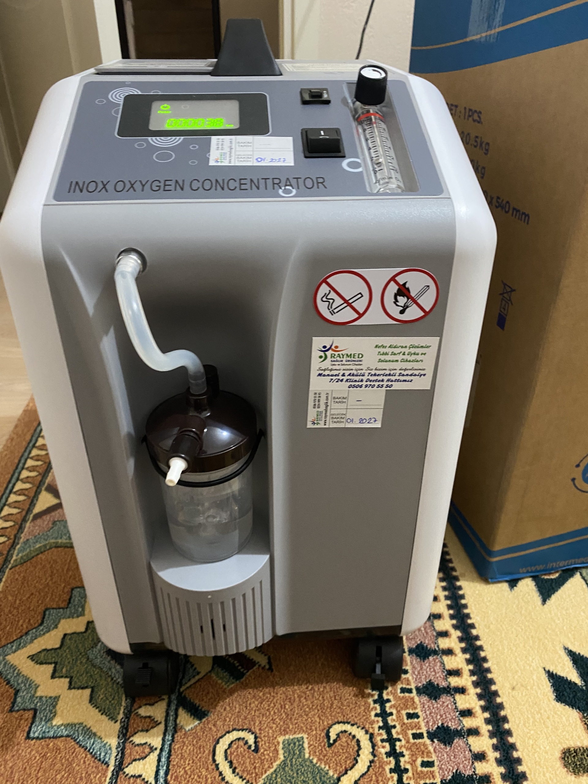 Secondhand Inox CP-101 10L/min Oxygen Concentrator - Image 4