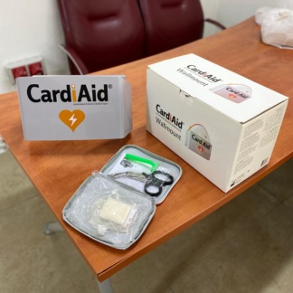 Secondhand CardiAid AED Defibrillator Wall Mount