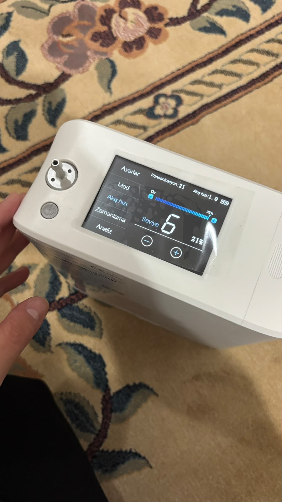 Secondhand Respirox JLO-190i 2.3kg Portable Oxygen Concentrator - Image 4